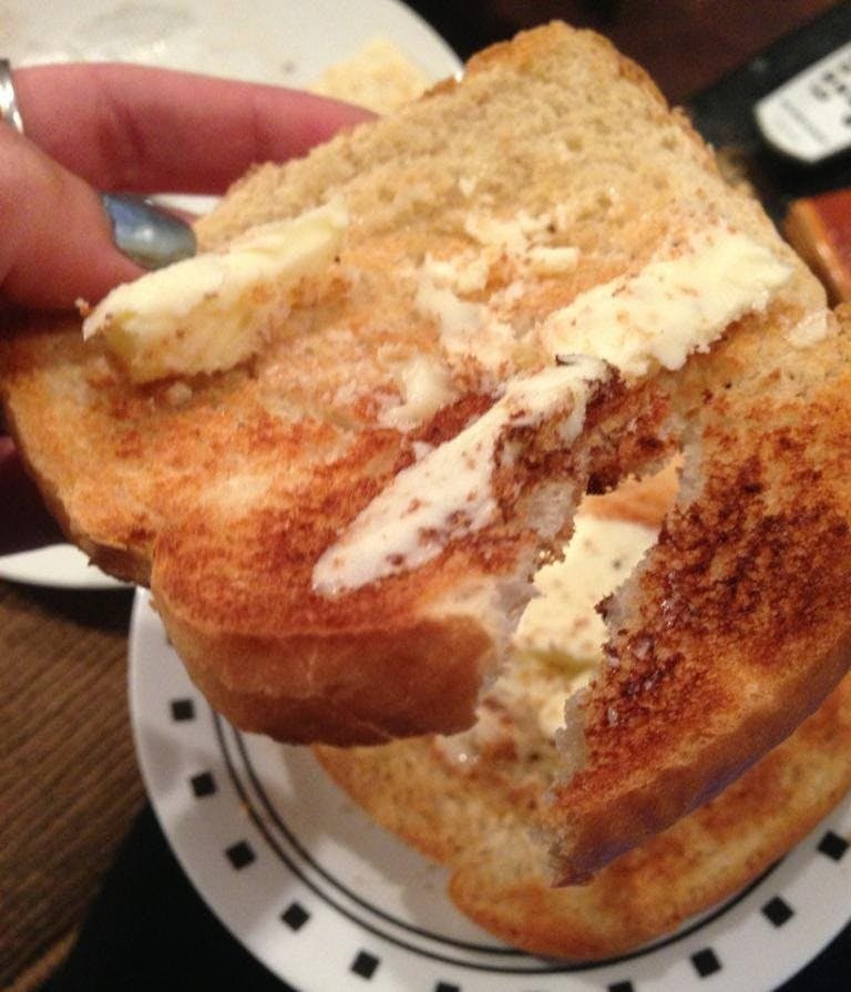 Ice Cold Butter On Toast